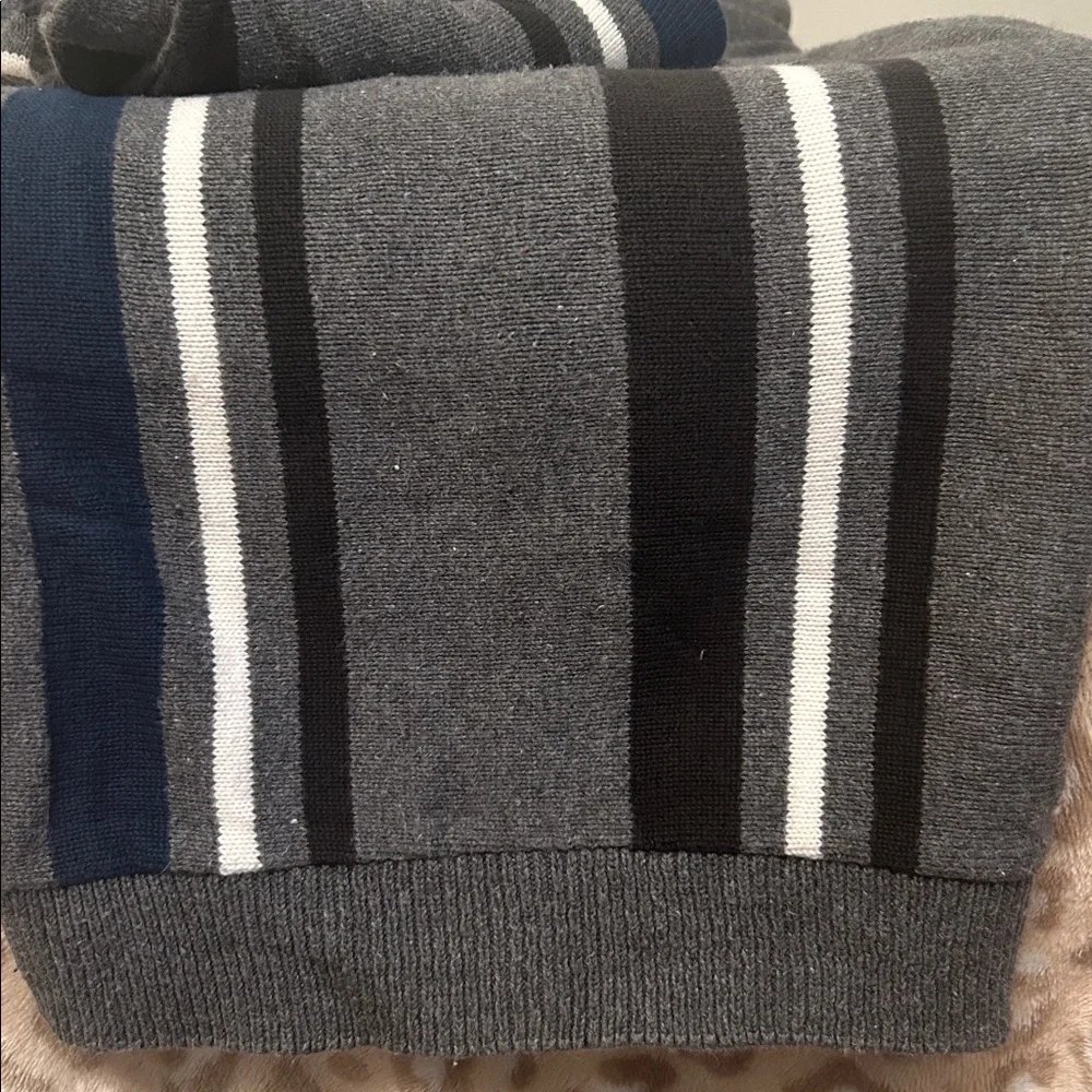 Men’s Chaps Multicolor Striped Crewneck Sweater - Picture 8 of 9